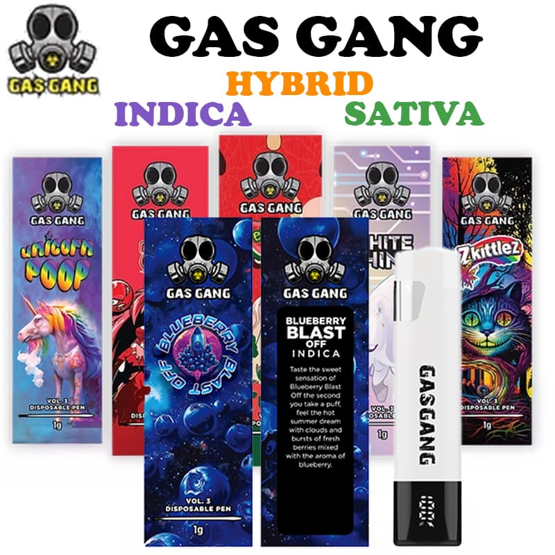 GAS GANG DISPO THCVape 1G product listing